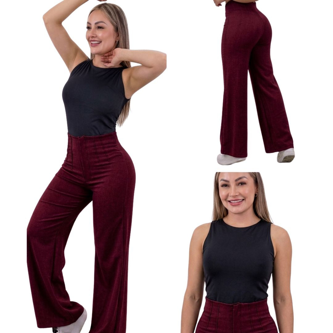 Estiletto Bota Ancha