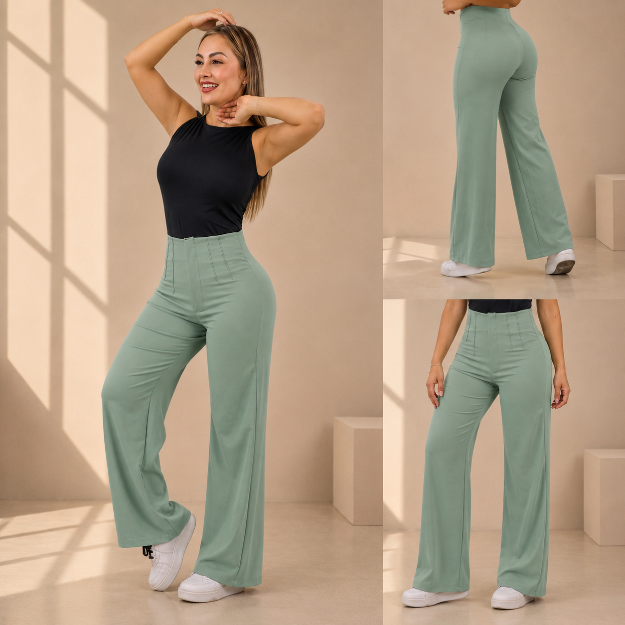 Estiletto Bota Ancha